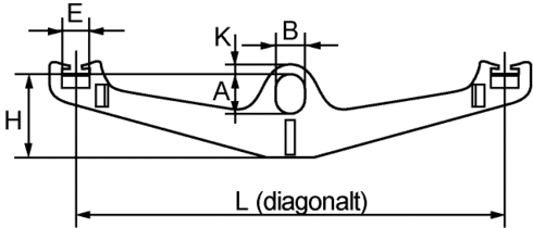 Løfteåg til big bags tegning