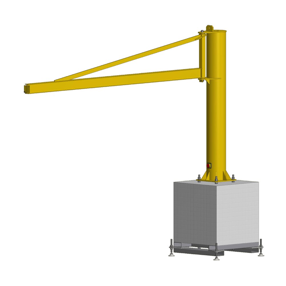 Flytbar svingkran PFT MOB