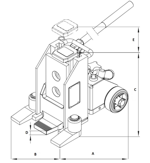 GKS Perfekt maskindonkraft stregtegning