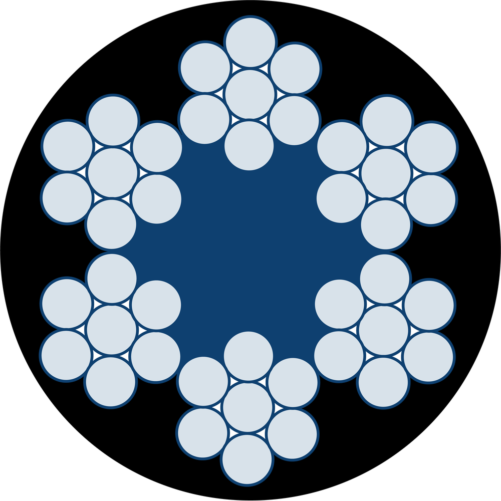 Stålwire ROPETEX S42 PVC