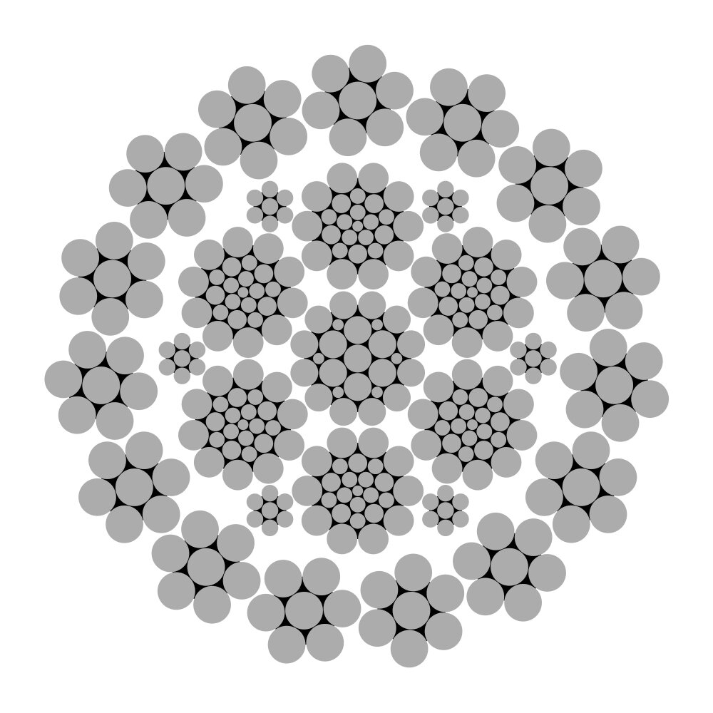 Rotationsfri stålwire Diepa B45 (D 1315 C)