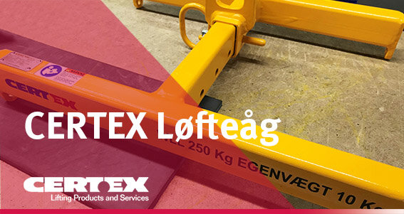 CERTEX løfteåg | © CERTEX Danmark A/S CERTEX løfteåg | © CERTEX Danmark A/S