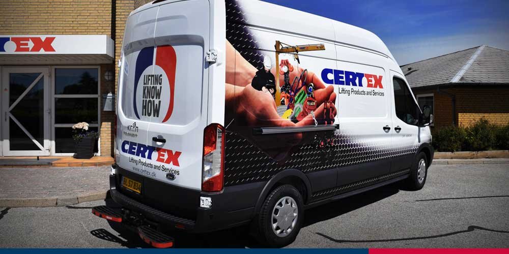 Servicebil | © CERTEX Danmark A/S CERTEX Danmark servicebil | © CERTEX Danmark A/S