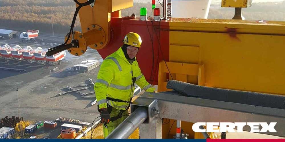 75 meter over jorden | © CERTEX Danmark A/S CERTEX 75 meter over jorden | © CERTEX Danmark A/S