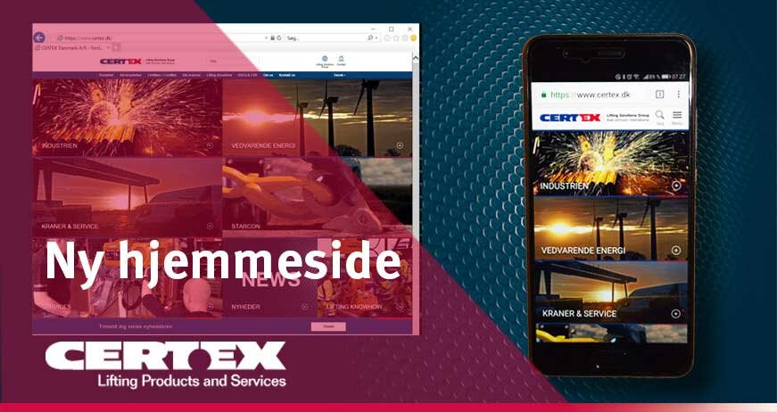 © CERTEX Danmark A/S New fresh look | © CERTEX Danmark A/S