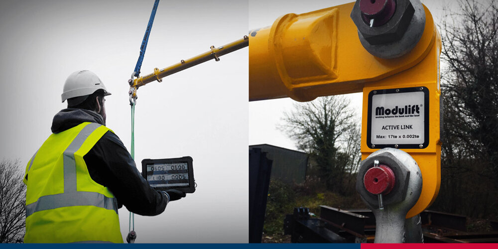Lastovervågning spredeåg | © CERTEX Danmark A/S Modulift spredeåg med lastovervågninig | © CERTEX Danmark A/S