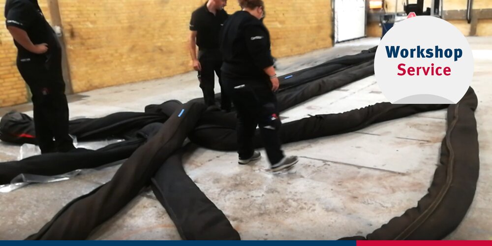 Rundsling reparation | © CERTEX DAnmark A/S Rundsling reparation | © CERTEX DAnmark A/S