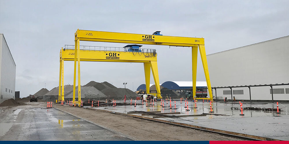 260T specialdesignet portalkran | © CERTEX Danmark A/S 260T portalkran | © CERTEX Danmark A/S