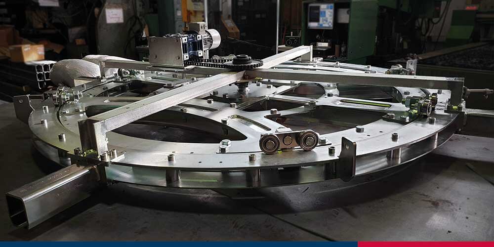 Drejeenhed / turn table switch | © CERTEX Danmark A/S Drejeenhed / turn table switch | © CERTEX Danmark A/S