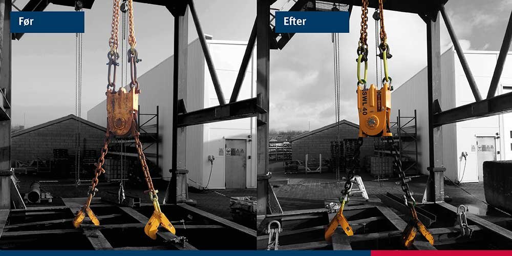 Kædeblokke før og efter renovering - CERTEX Danmark | © CERTEX Danmark A/S Kædeblokke før og efter renovering - CERTEX Danmark | © CERTEX Danmark A/S