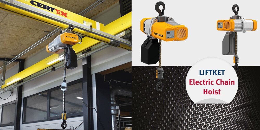 Liftket Electric Chain Hoist in a CERTEX Crane | © CERTEX Danmark A/S