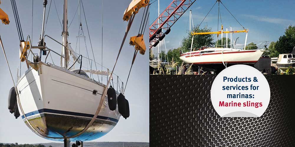Marine slings for lifting boats | © CERTEX Danmark A/S