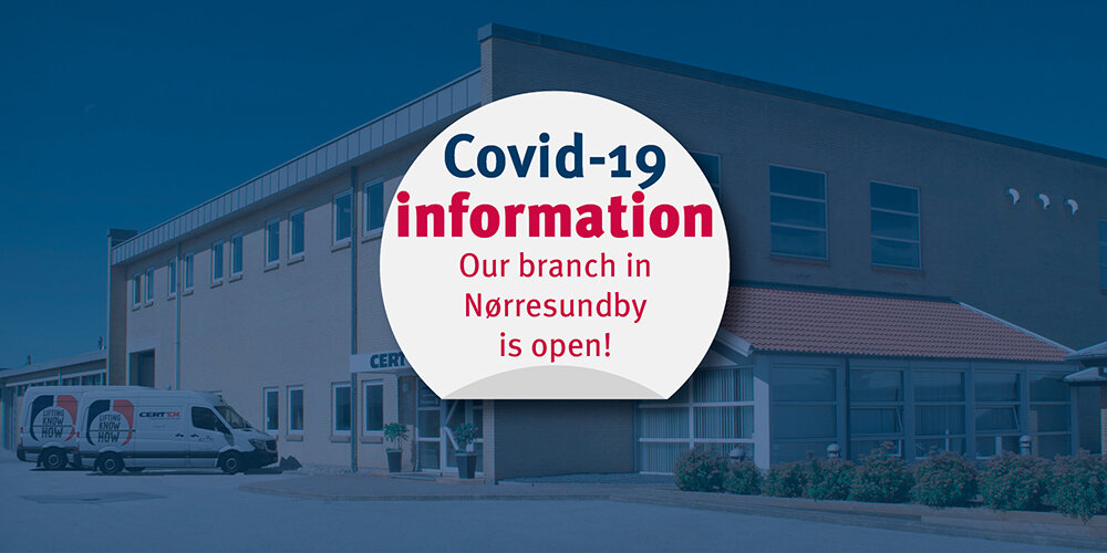 Covid-19 information North Jutland | © CERTEX Danmark A/S