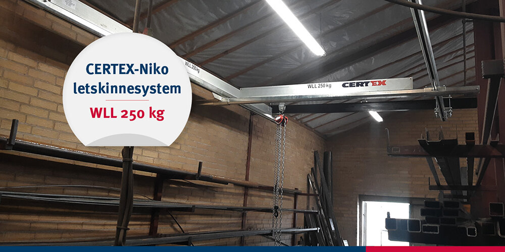 Letskinnesystem til Vognsmeden | © CERTEX Danmark A/S Letskinnesystem til Vognsmeden | © CERTEX Danmark A/S