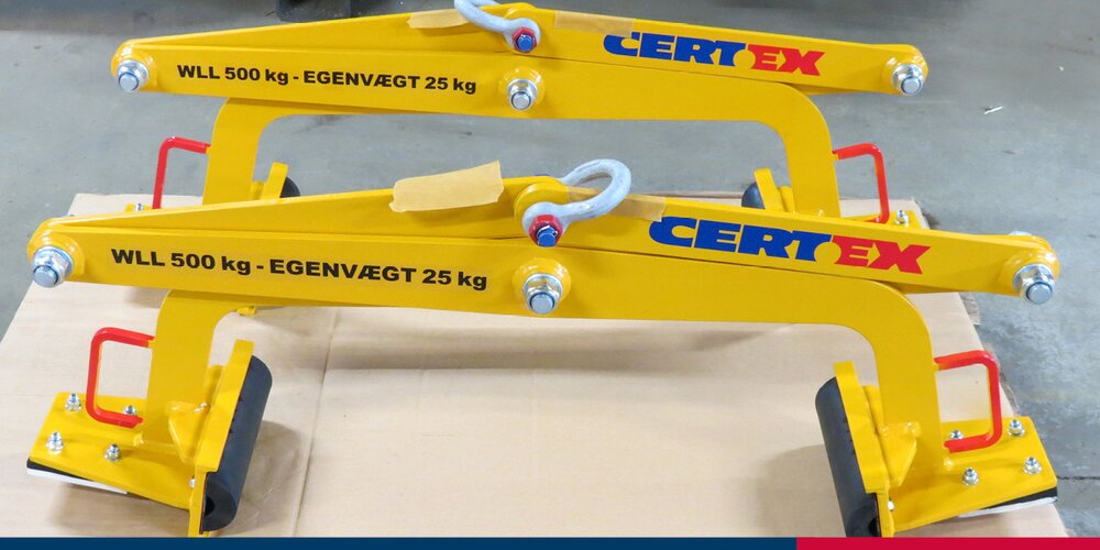 Scissor grab for concrete elements | © CERTEX Danmark A/S Scissor grab for concrete elements | © CERTEX Danmark A/S