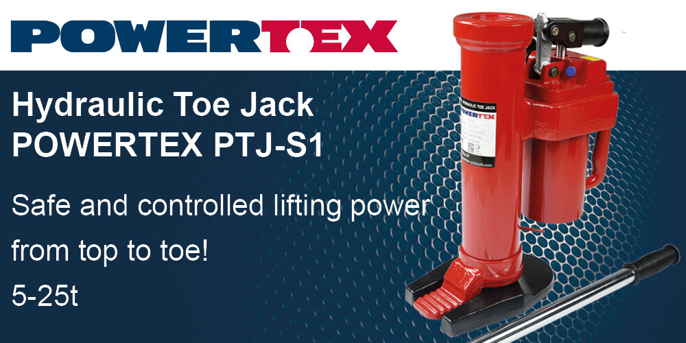 POWERTEX Hydraulic Toe Jack | © CERTEX Danmark A/S