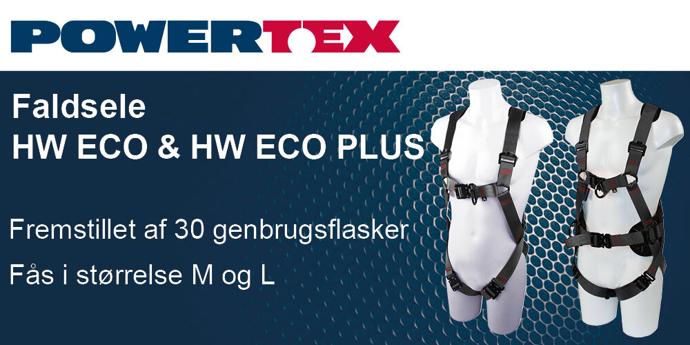 Faldsele POWERTEX HW ECO og HW ECO Plus | © CERTEX Danmark A/S Faldsele POWERTEX HW ECO | © CERTEX Danmark A/S