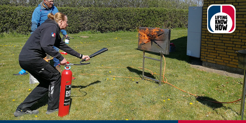 Fire drill in connection with safety day at CERTEX Danmark A/S | © CERTEX Danmark A/S Fire drill in connection with safety day at CERTEX Danmark A/S | © CERTEX Danmark A/S