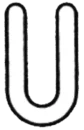 U-løft dobbelt sort ikon